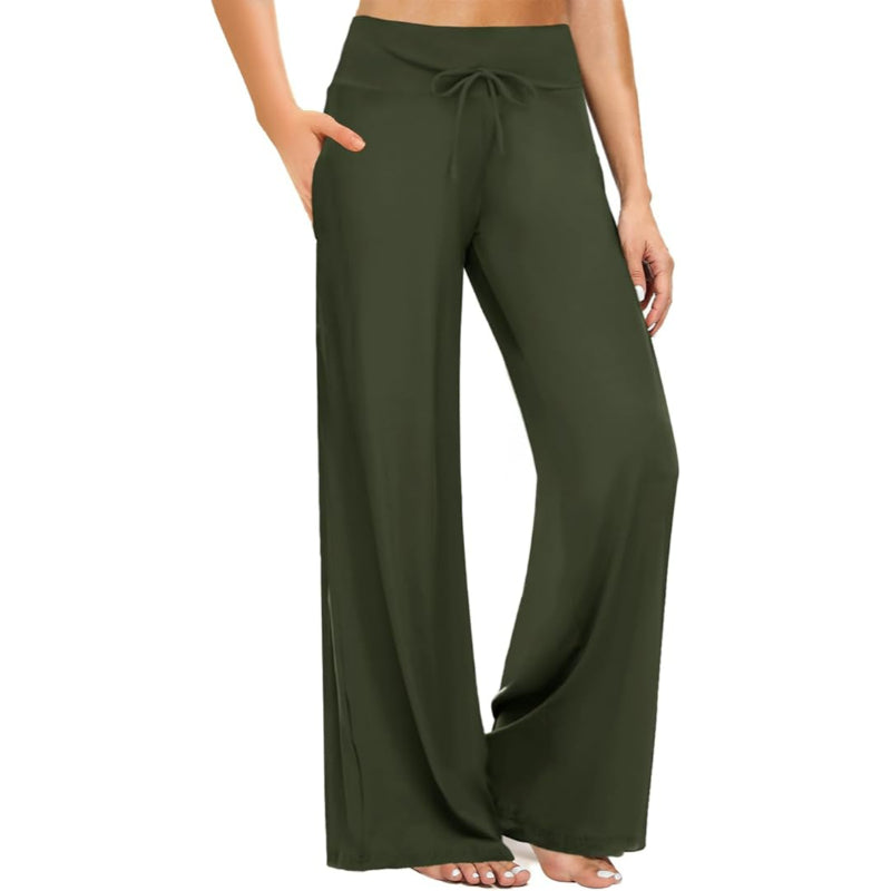 Comfy Casual Drawstring Pajama Pants With Pocket-Original Pajamas