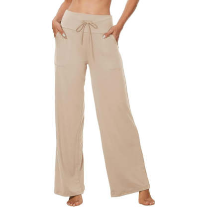 Comfy Casual Drawstring Pajama Pants With Pocket-Original Pajamas