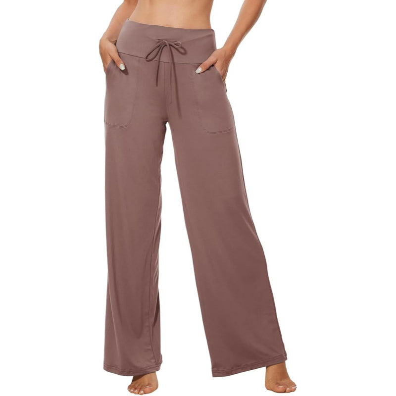 Comfy Casual Drawstring Pajama Pants With Pocket-Original Pajamas