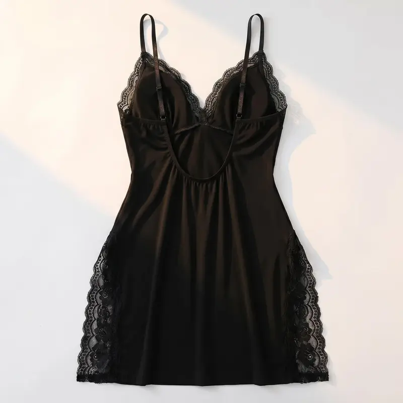 Sleeveless Stretchy Loungewear Nightgown Chemise For Women