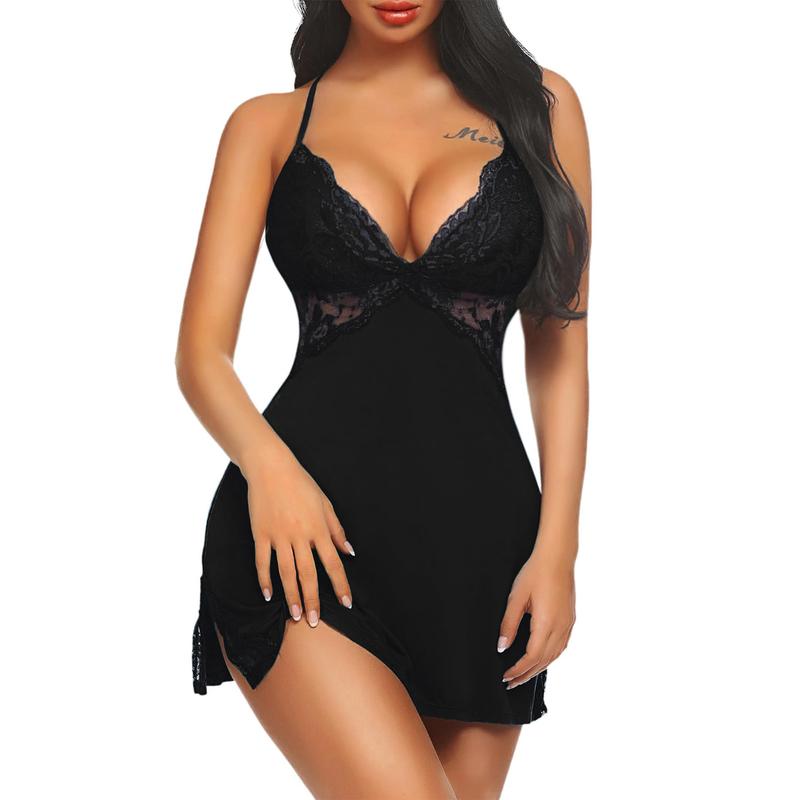 Casual Holiday Lingerie Sleepwear Bodysuit For Women