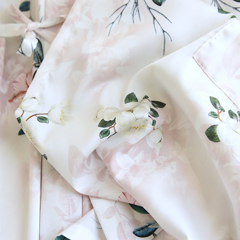 Women's Japanese-Style Kimono Robe-Original Pajamas