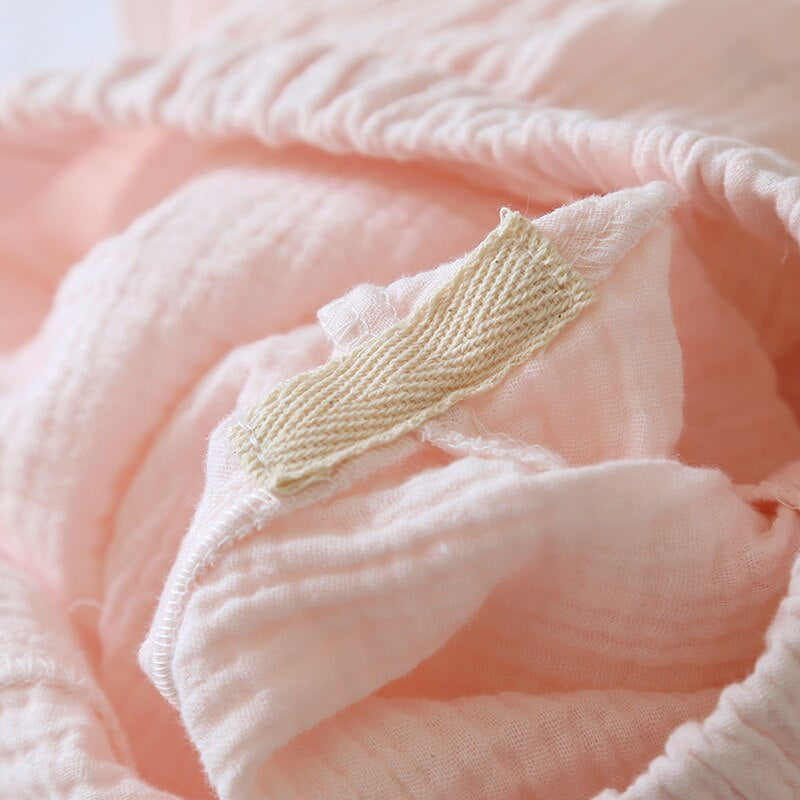 Women's Kimono Style 2 Piece White Pajama Set-Original Pajamas