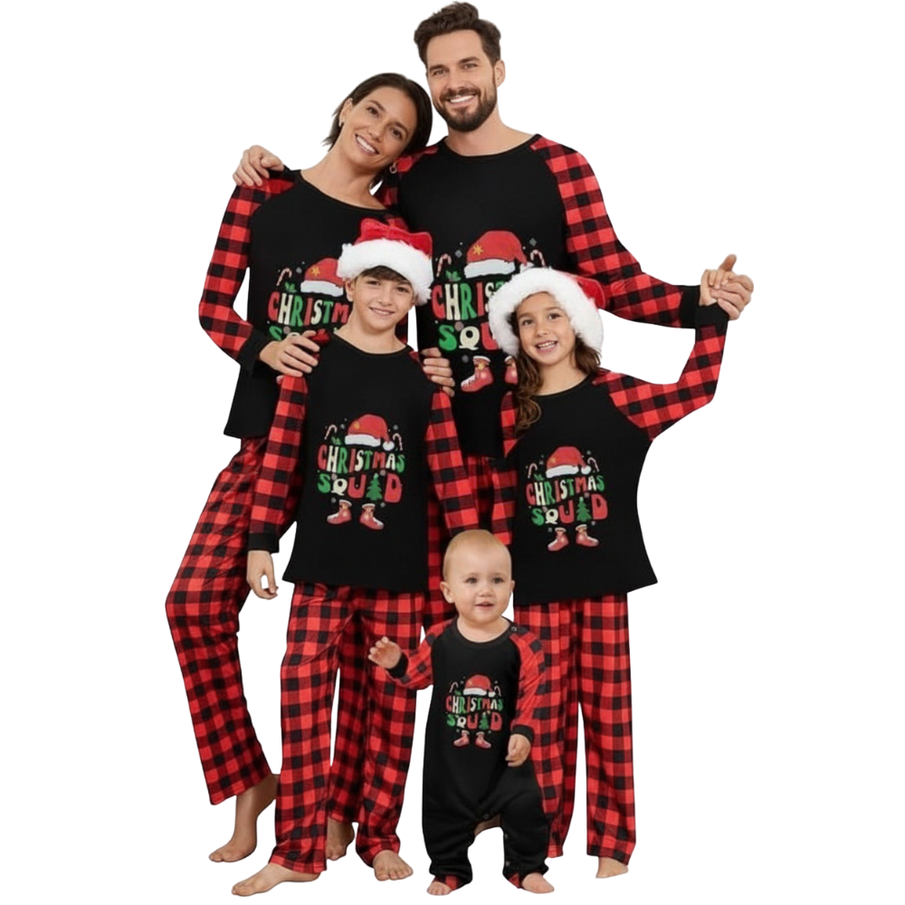Comfortable Family Pajama Set For Christmas Celebrations