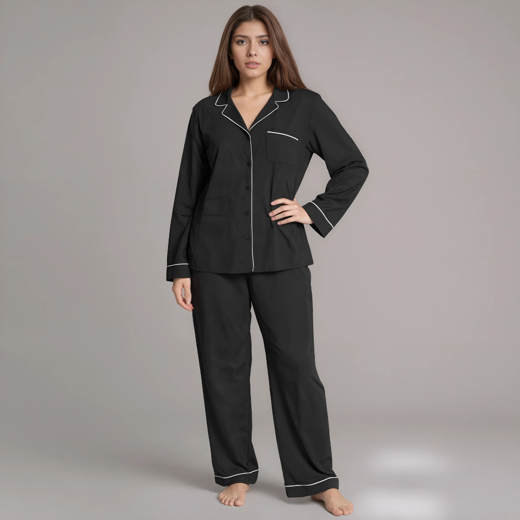 Modal Soft Long Pajama SetModal Soft Long Pajama Set - Image 10