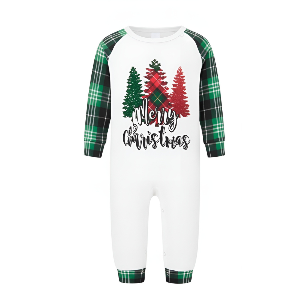 Christmas Printed Long Sleeved Family Matching Pajama Sets