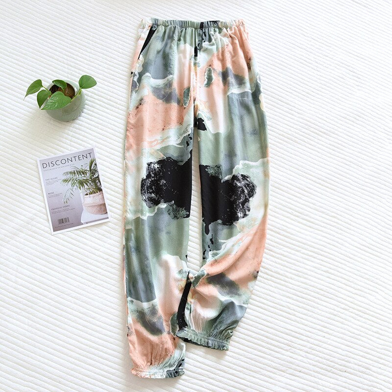 Women's Loose Floral Pants-Original Pajamas