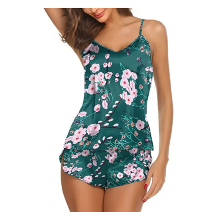 Nightwear Lingerie Satin Pajamas Set-Original Pajamas