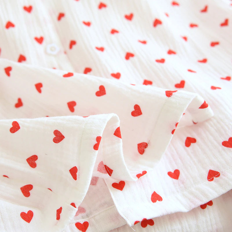 Women's Short Sleeve Japanese 2 Piece Pajama Set-Original Pajamas