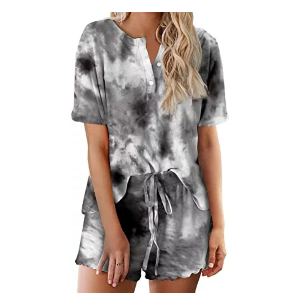 Tie Dye Pajamas Set For Women-Original PajamasTie Dye Pajamas Set For Women - Image 6