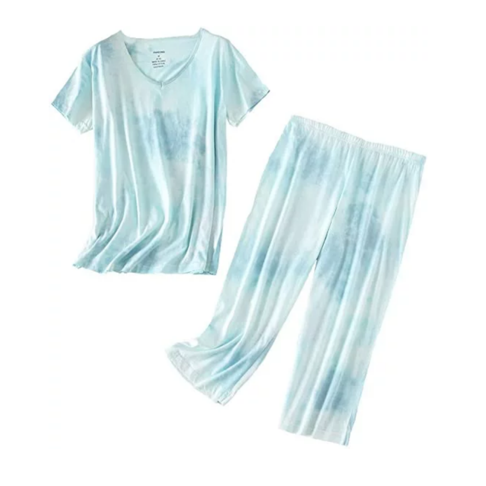 Casual Fun Prints Pajama Set For Women-Original Pajamas