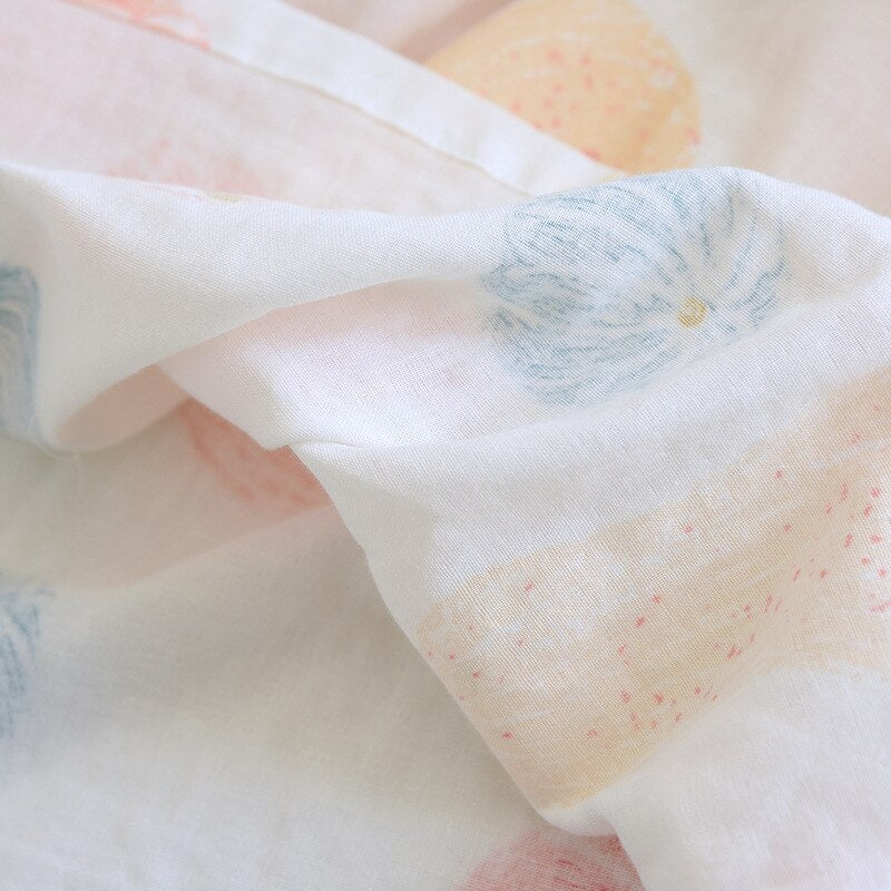 Ladies Cotton Printed Nightdress-Original Pajamas