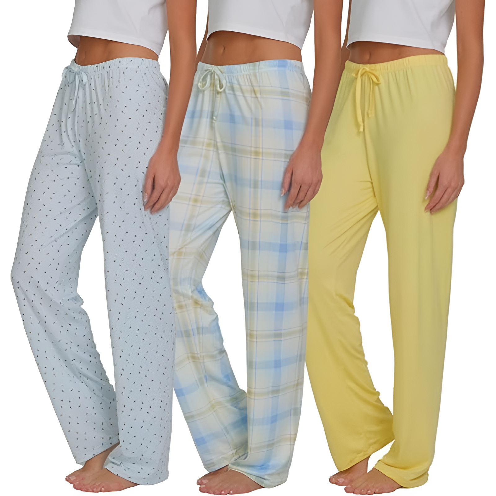 Pack Of 3 Pajama Lounge Pants For Women