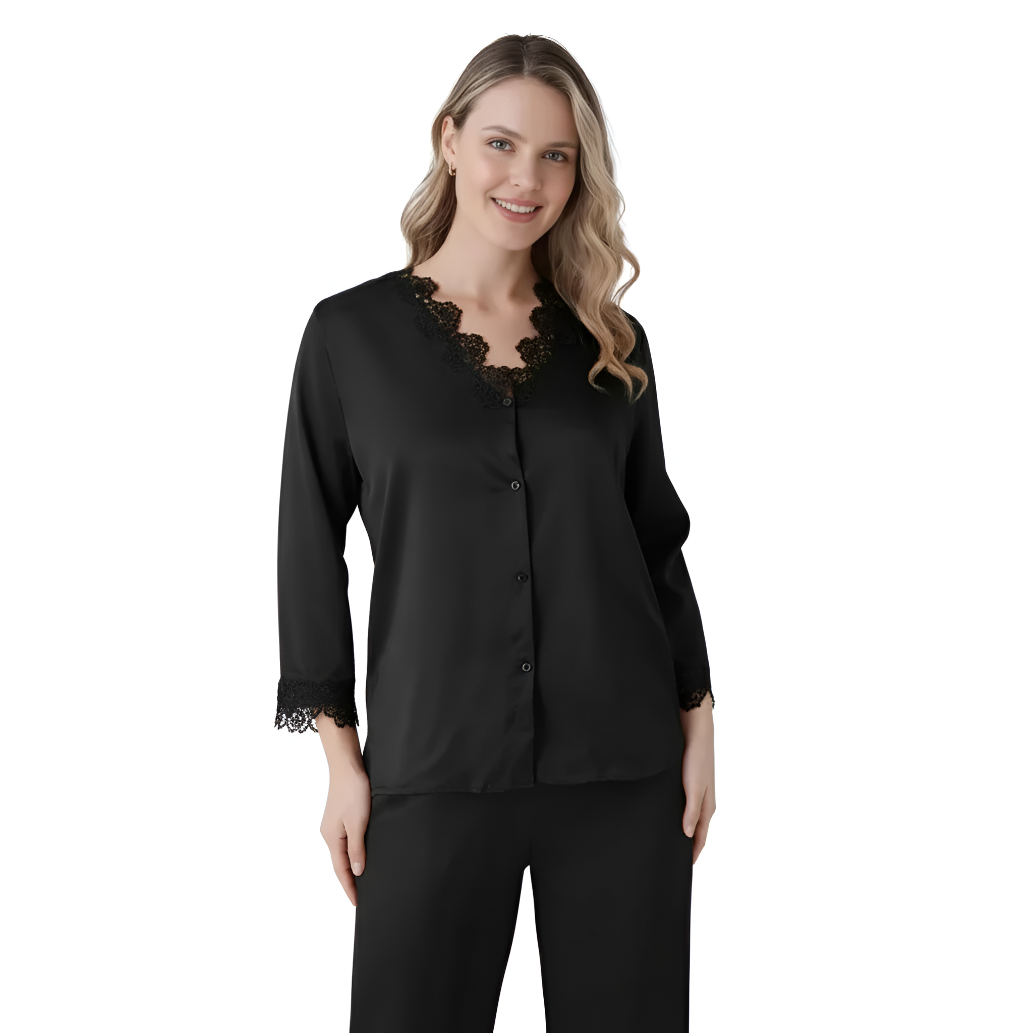 6 Pieces Maroon Dressing Gown Set