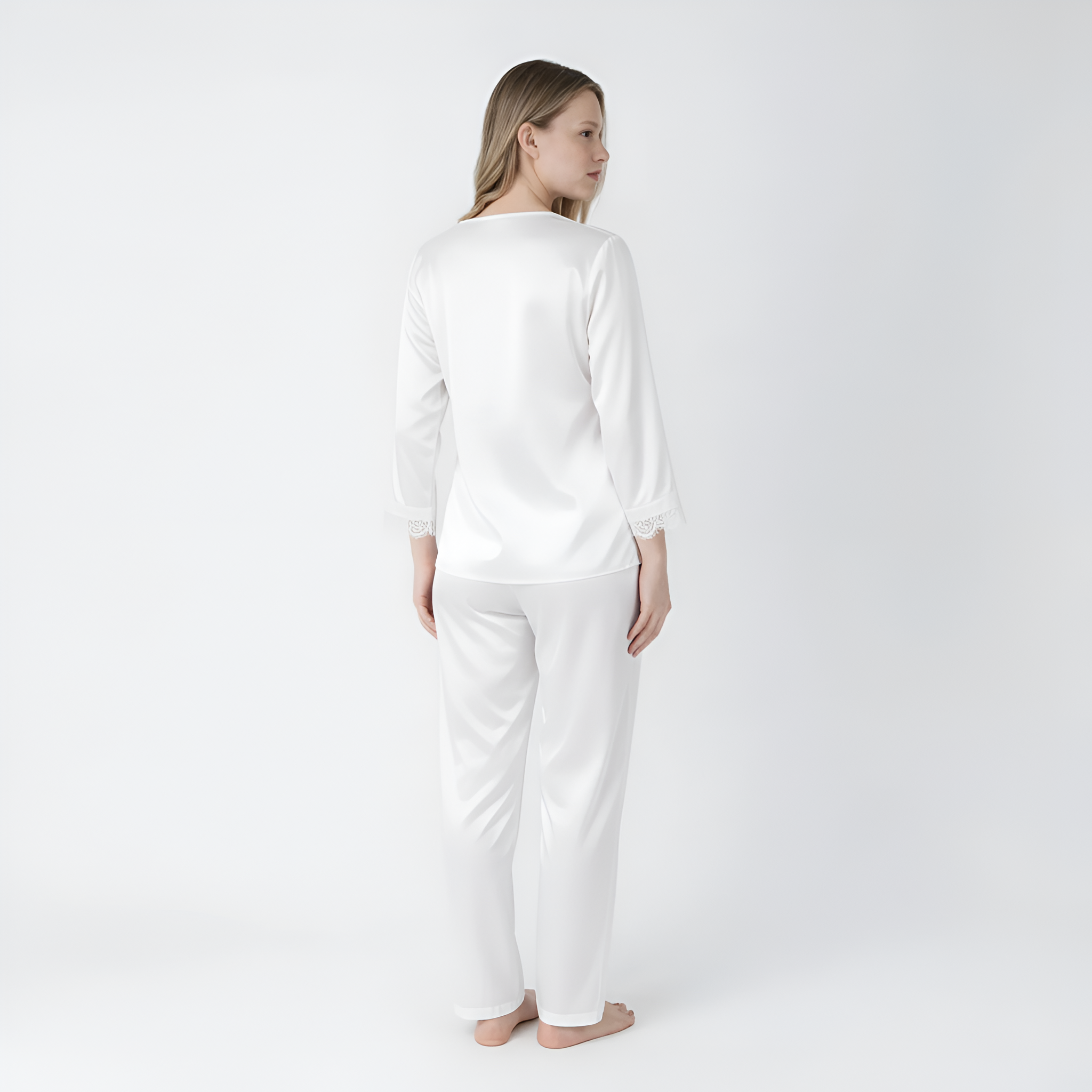 6 Pieces Maroon Dressing Gown Set