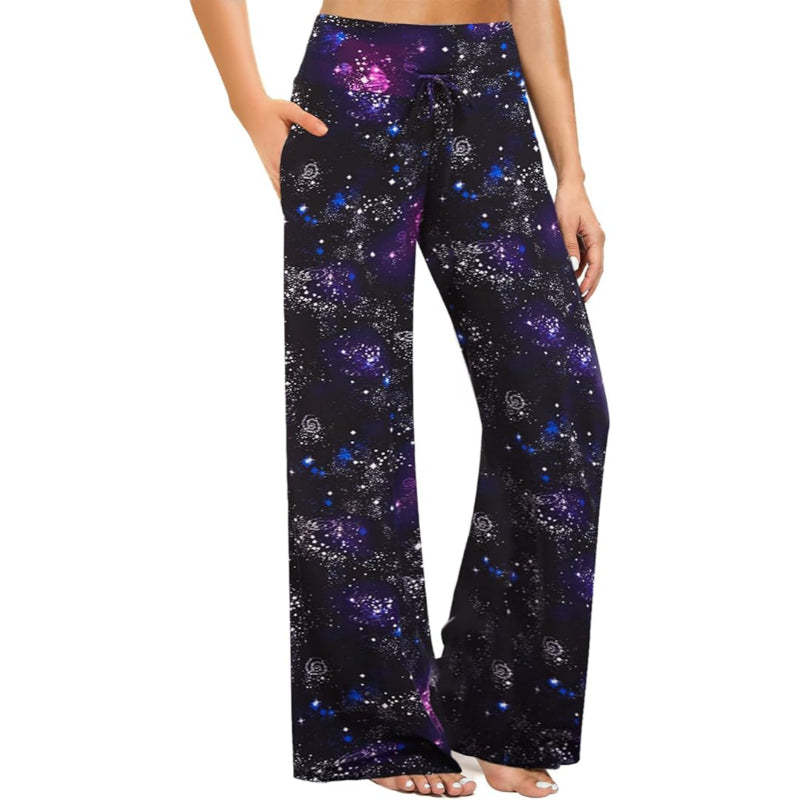 Comfy Casual Drawstring Pajama Pants With Pocket-Original Pajamas