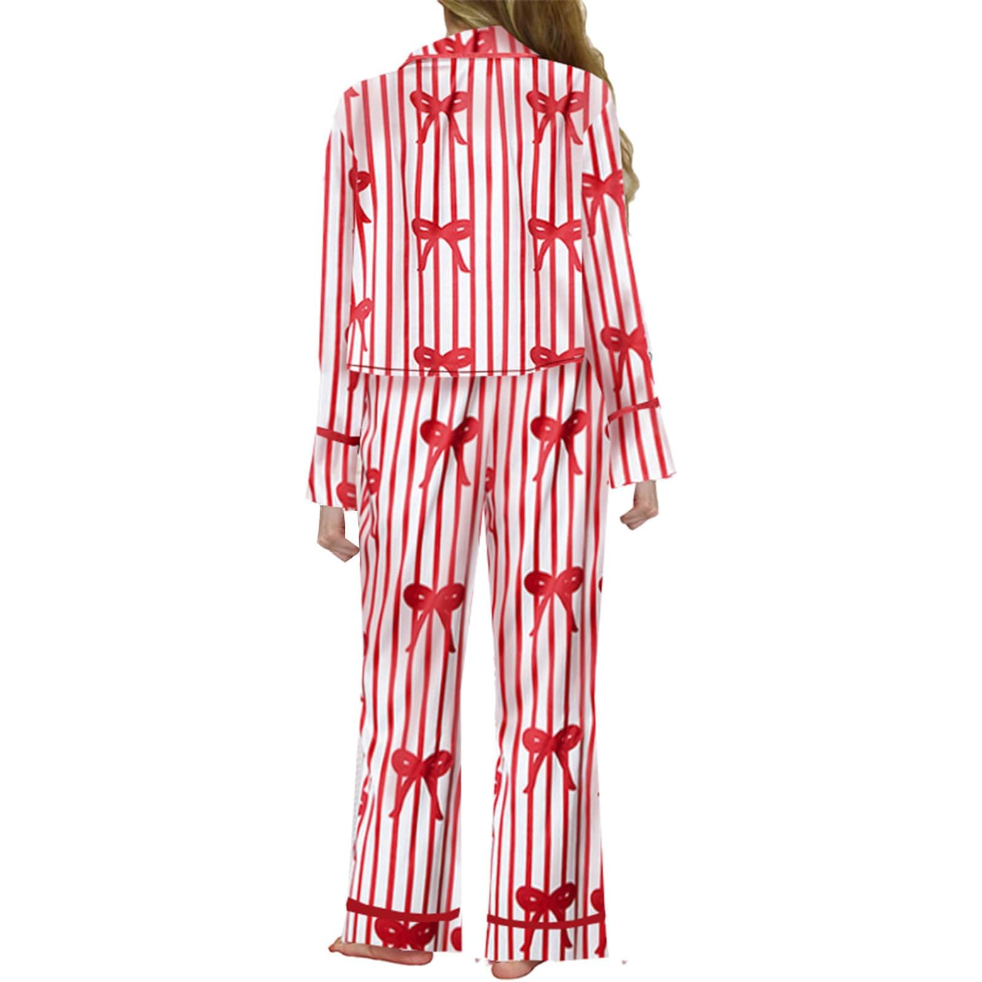 Christmas Bow Tie Pajamas