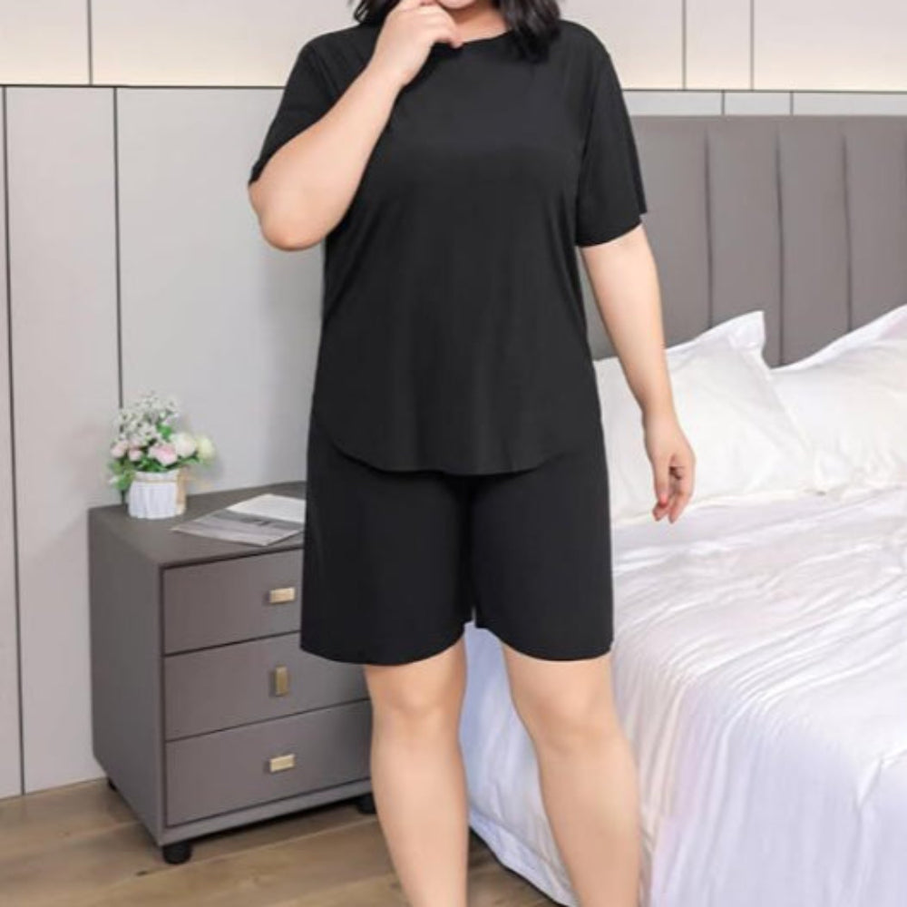 2 Piece Comfy And Adjustable Drawstring Shorts Set-Original Pajamas