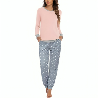 Abstract Printed Lounge Sets With Pockets-Original Pajamas