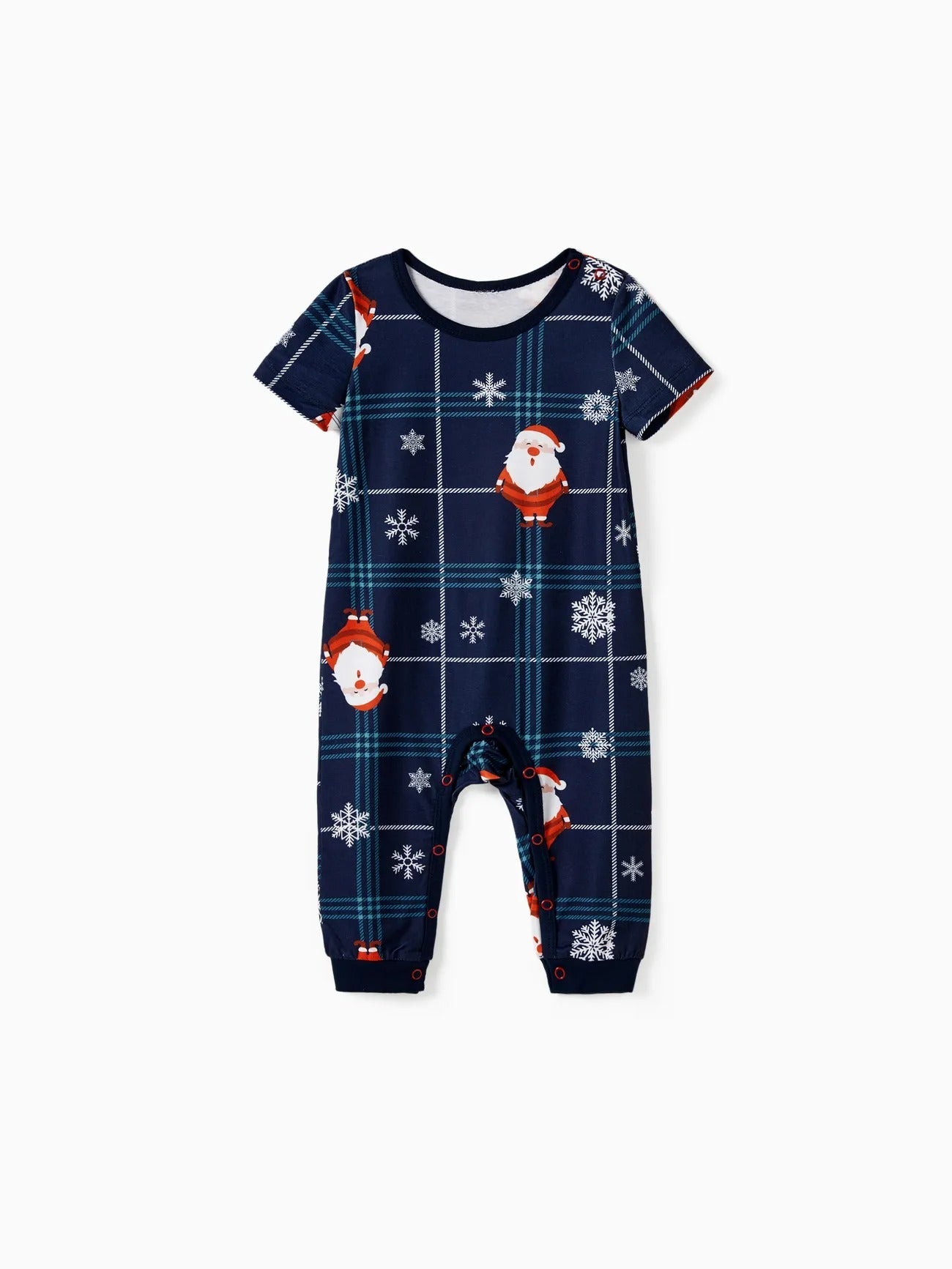 Christmas Family Pajama Set With Santa Print-Original Pajamas