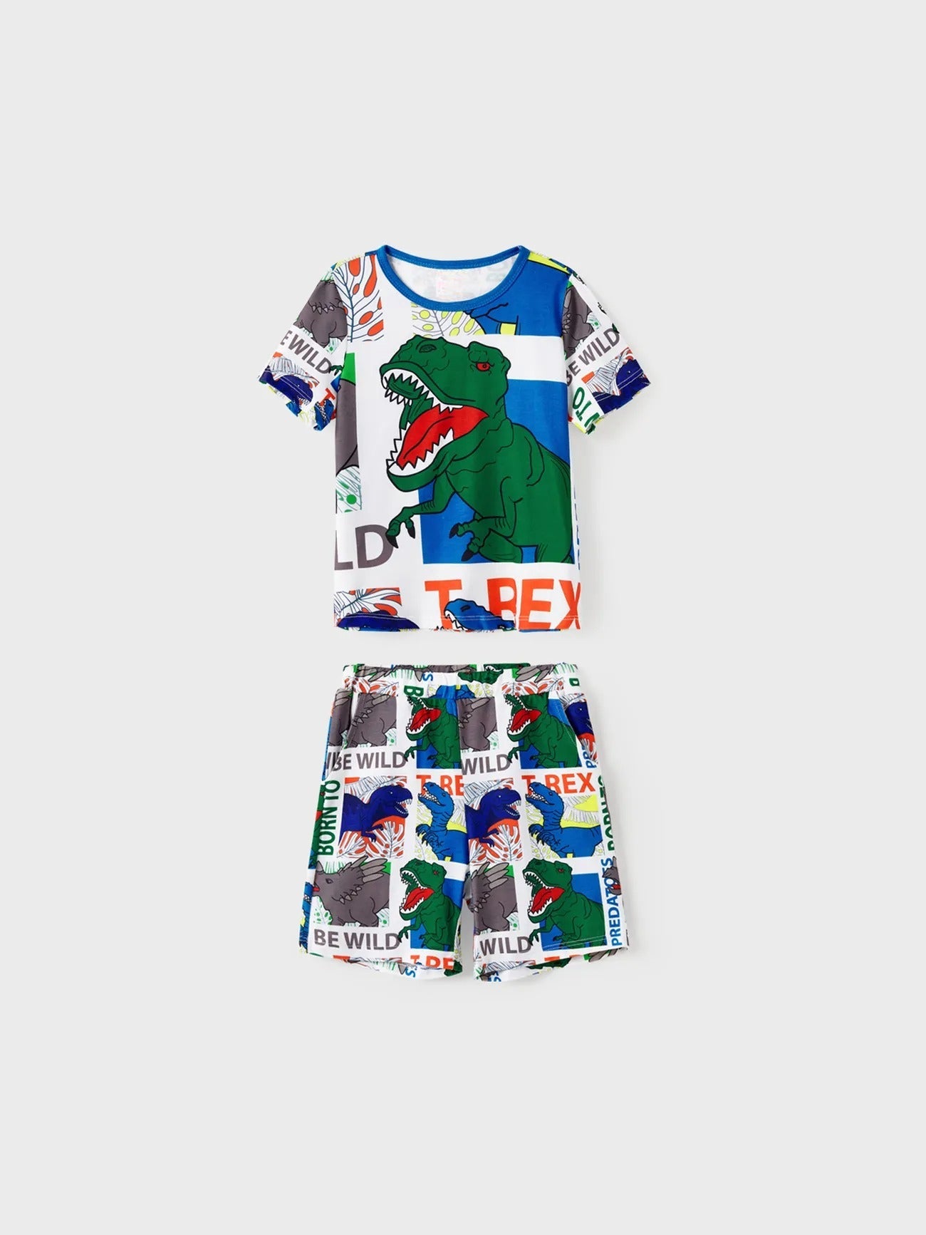 Dinosaur Printed Family Matching Pajama Set-Original Pajamas