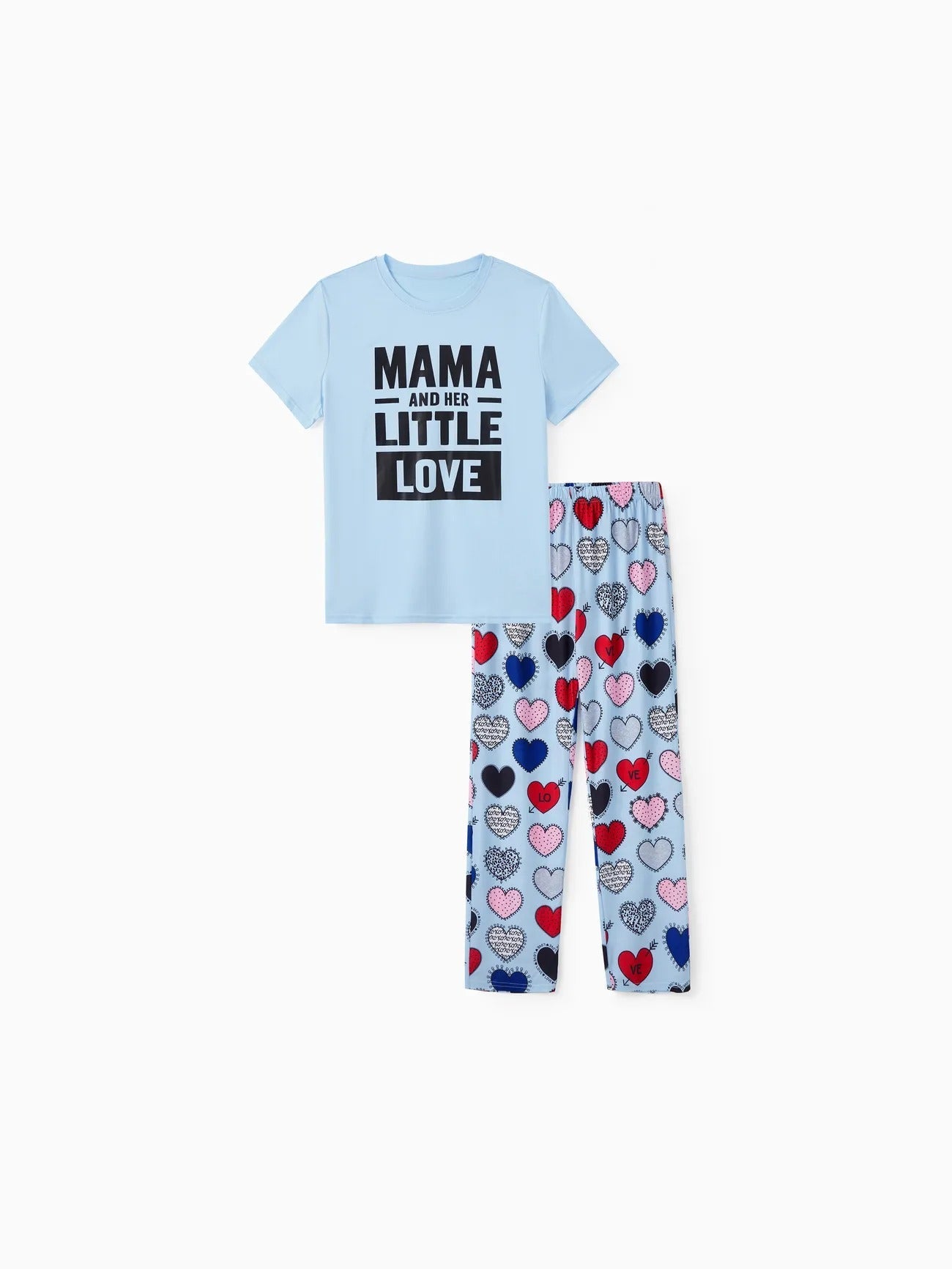 Family Matching Text Printed Pajama Set-Original Pajamas