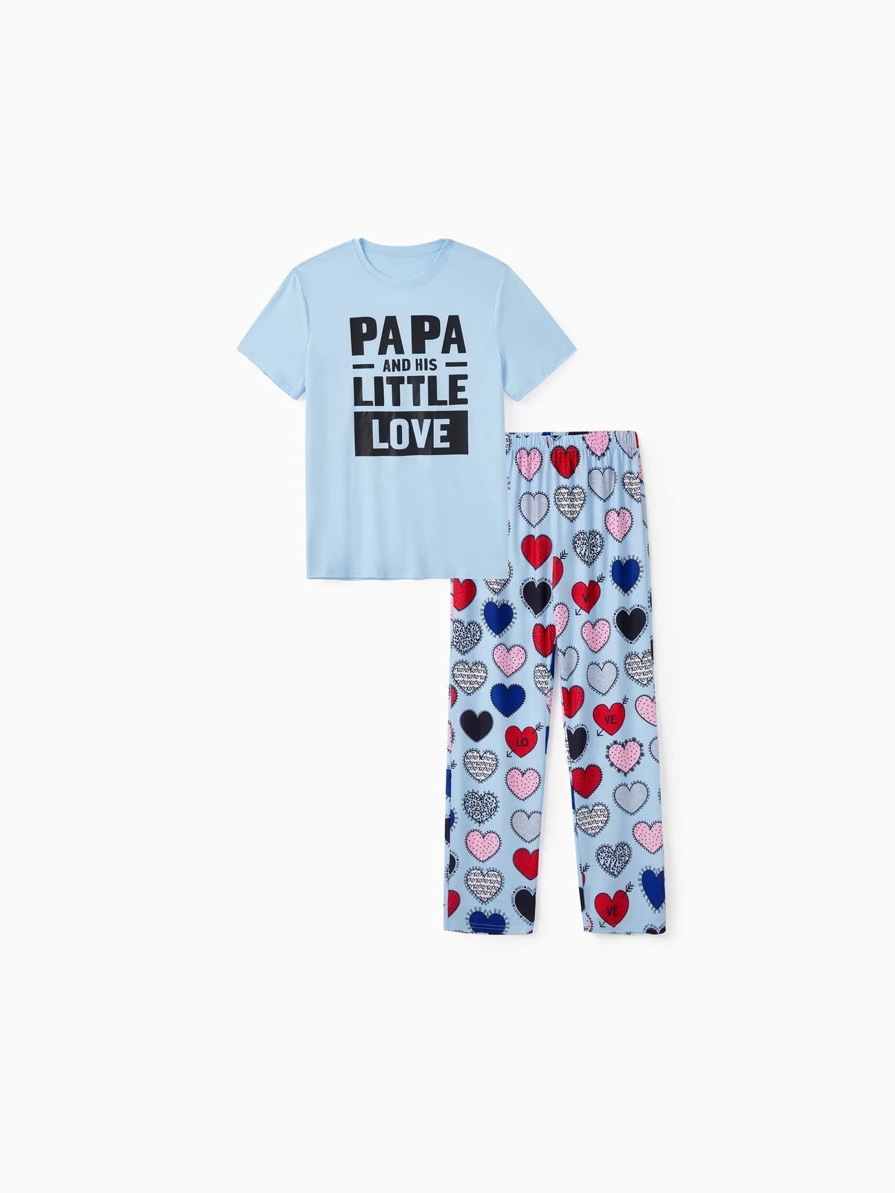 Family Matching Text Printed Pajama Set-Original Pajamas