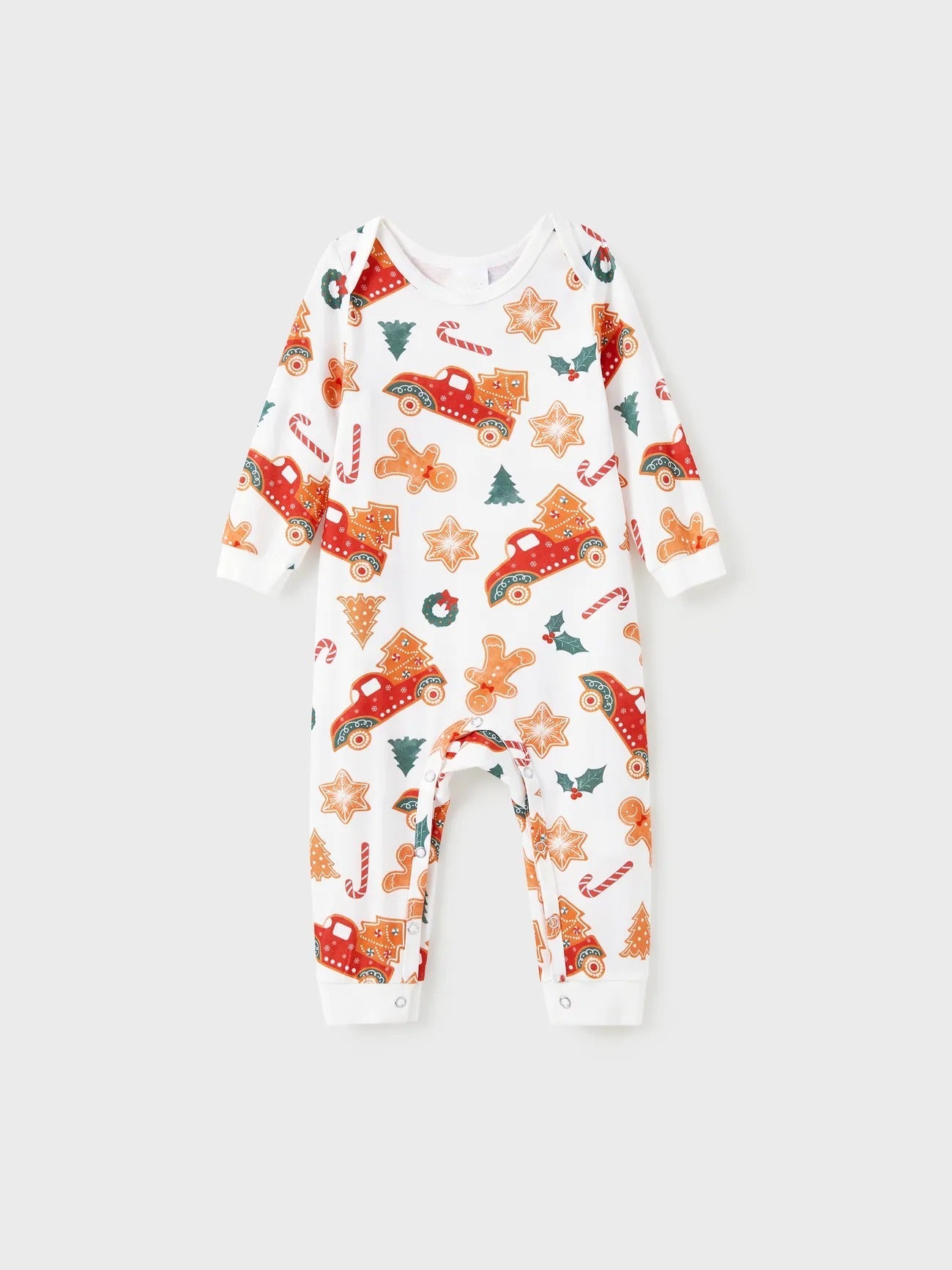 Christmas Pattern Pajama Sets For Family With Pockets-Original Pajamas