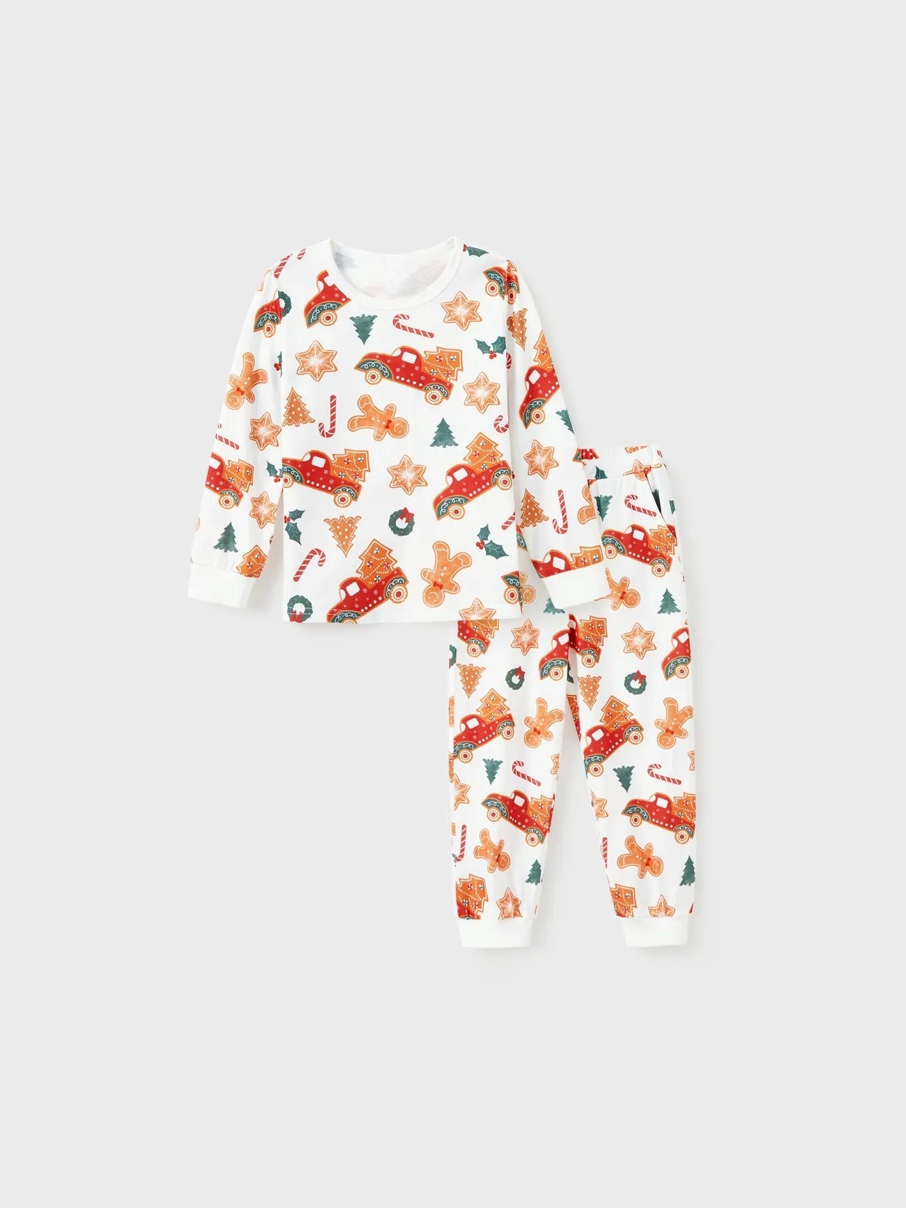 Christmas Pattern Pajama Sets For Family With Pockets-Original Pajamas