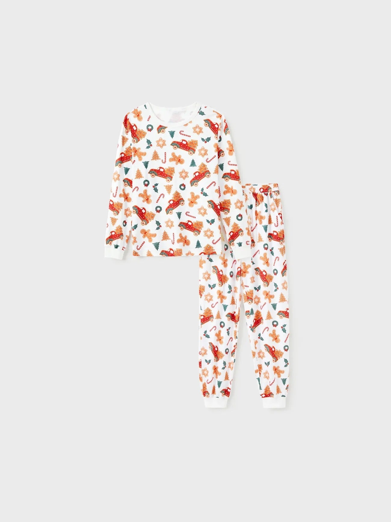 Christmas Pattern Pajama Sets For Family With Pockets-Original Pajamas