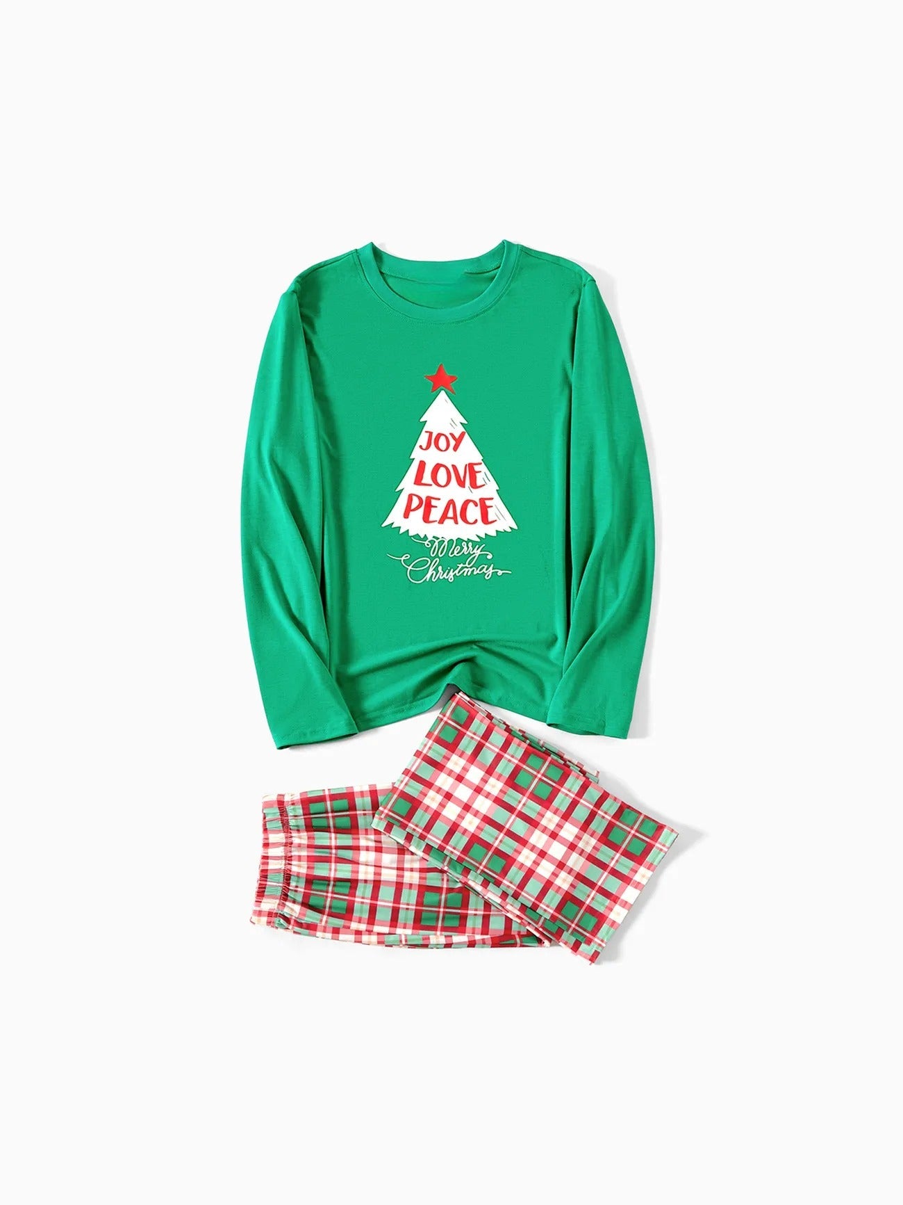 Christmas Joy Peace Family Matching Pajama Set-Original Pajamas