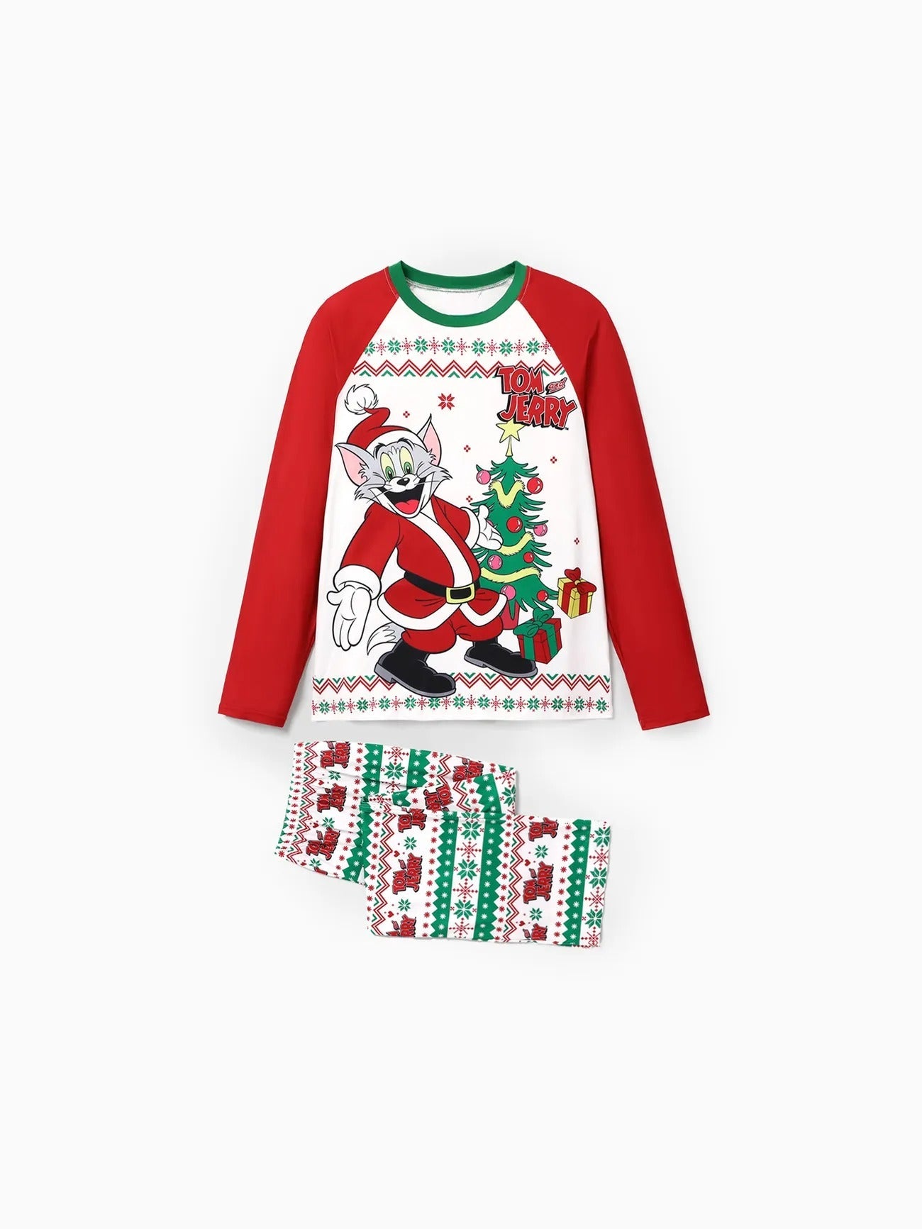 Festive Cartoon Character Family Pajama Set-Original Pajamas