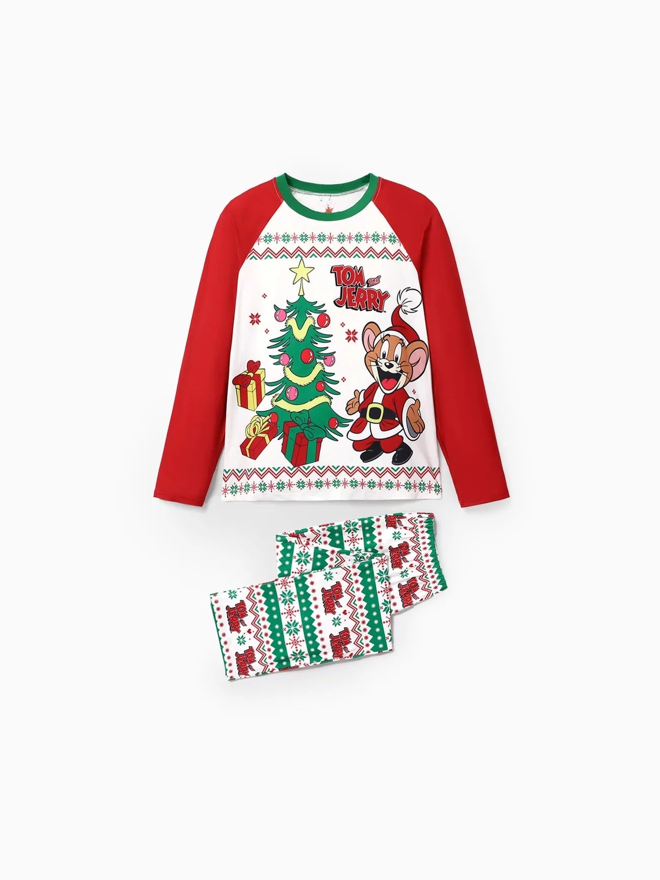 Festive Cartoon Character Family Pajama Set-Original Pajamas