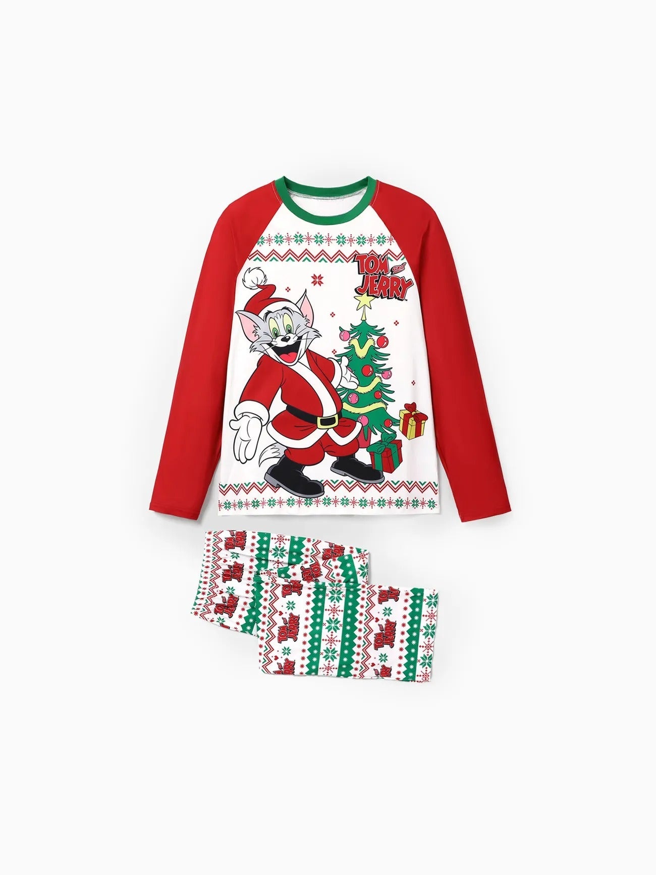 Festive Cartoon Character Family Pajama Set-Original Pajamas