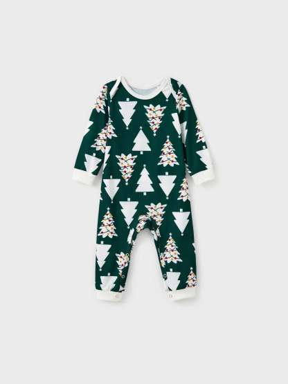 Printed Christmas Glow In The Dark Design Family Matching Pajama Set-Original Pajamas