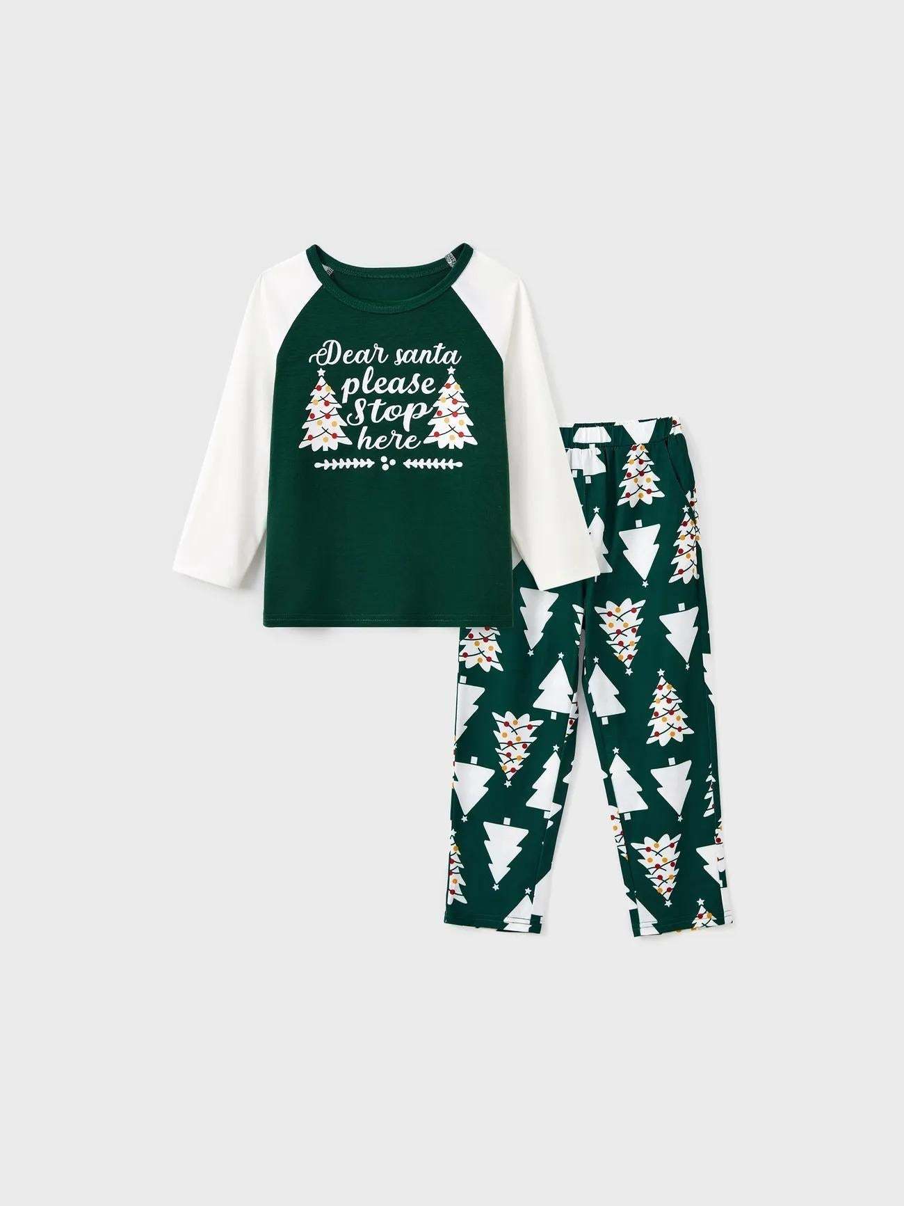 Printed Christmas Glow In The Dark Design Family Matching Pajama Set-Original Pajamas