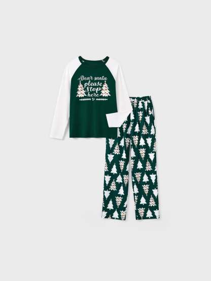 Printed Christmas Glow In The Dark Design Family Matching Pajama Set-Original Pajamas