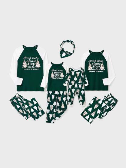 Printed Christmas Glow In The Dark Design Family Matching Pajama Set-Original Pajamas