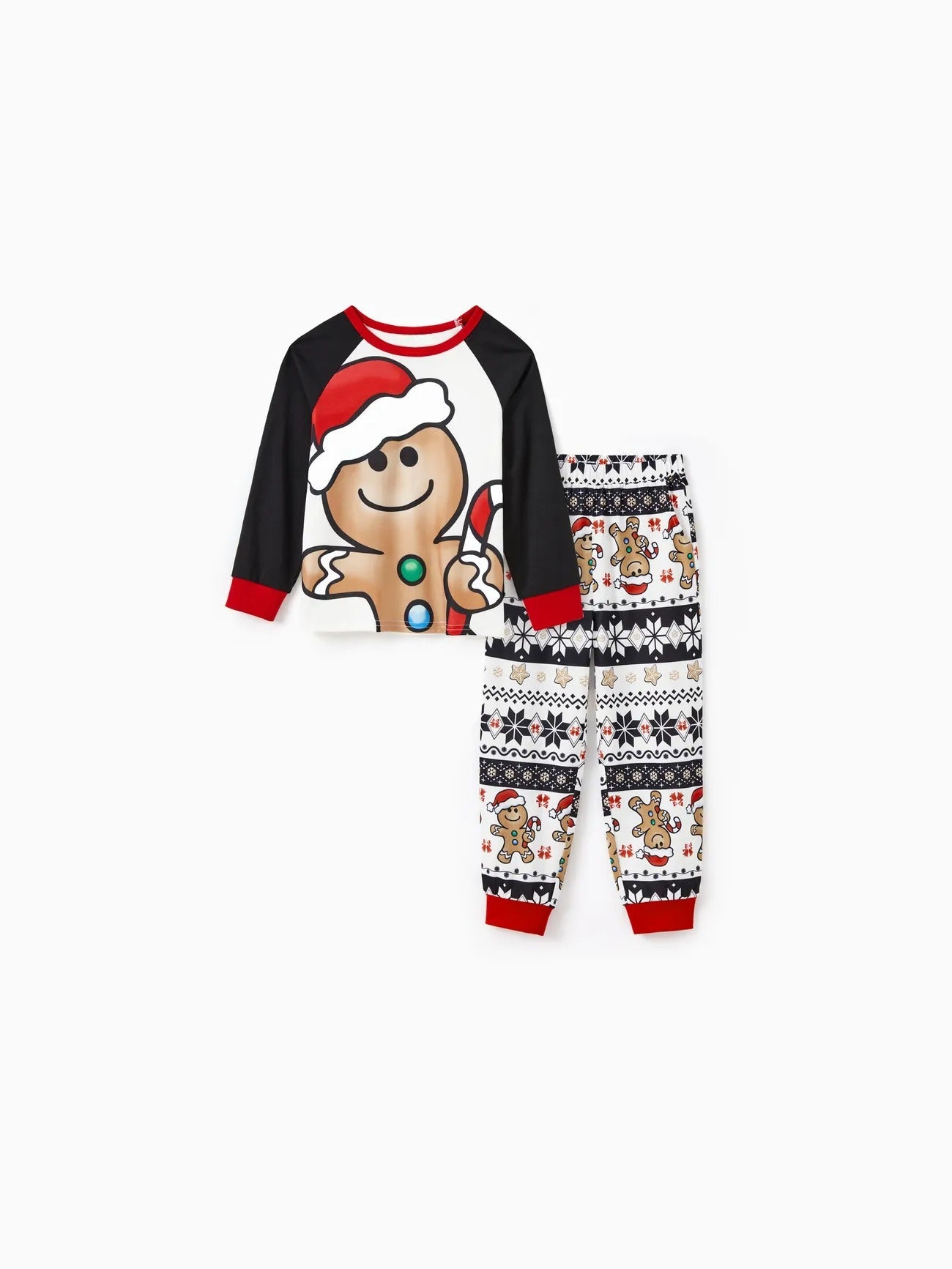 Family Matching Gingerbread Santa Pajama Set-Original Pajamas