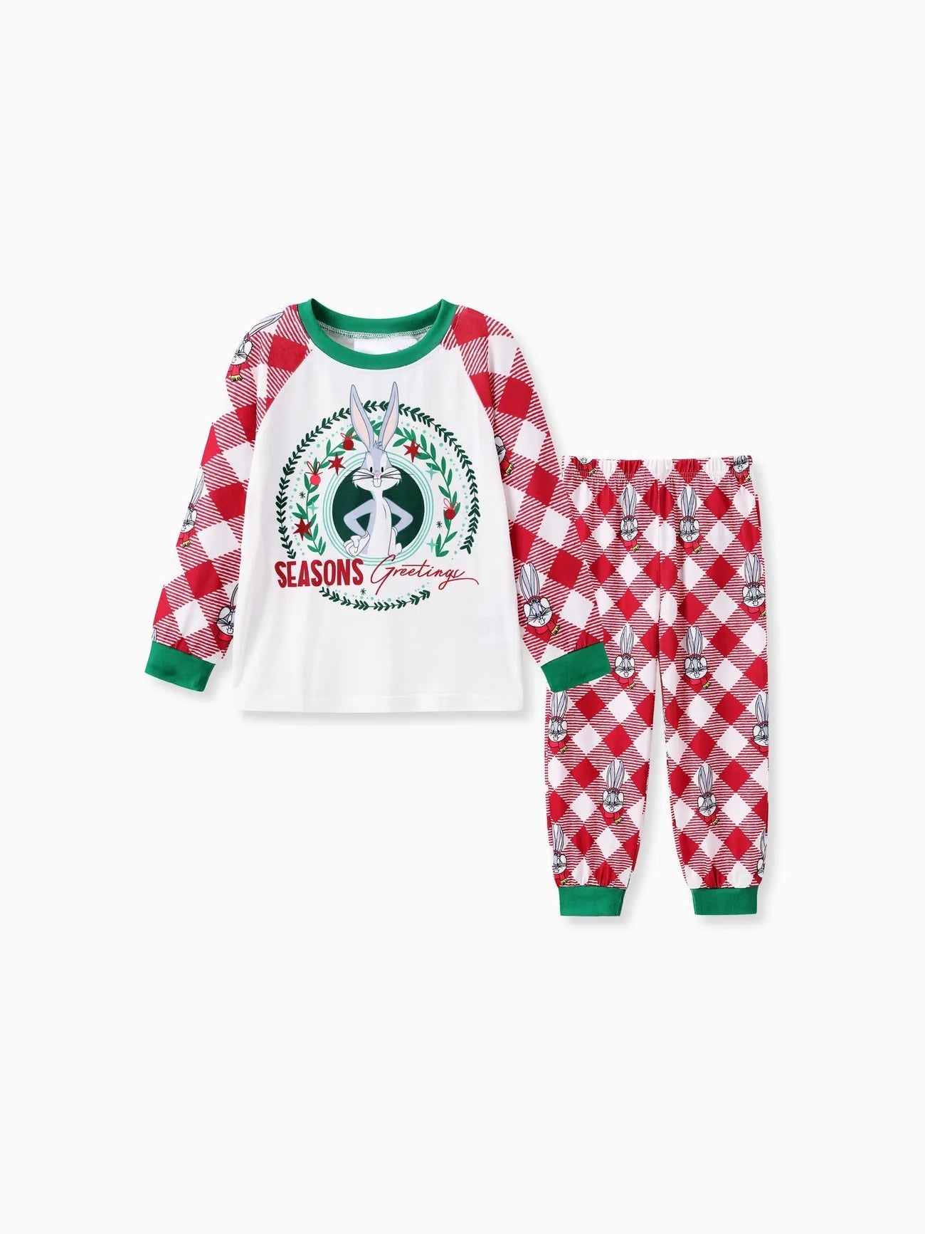 Printed Looney Tunes Family Matching Christmas Pajama Sets-Original Pajamas