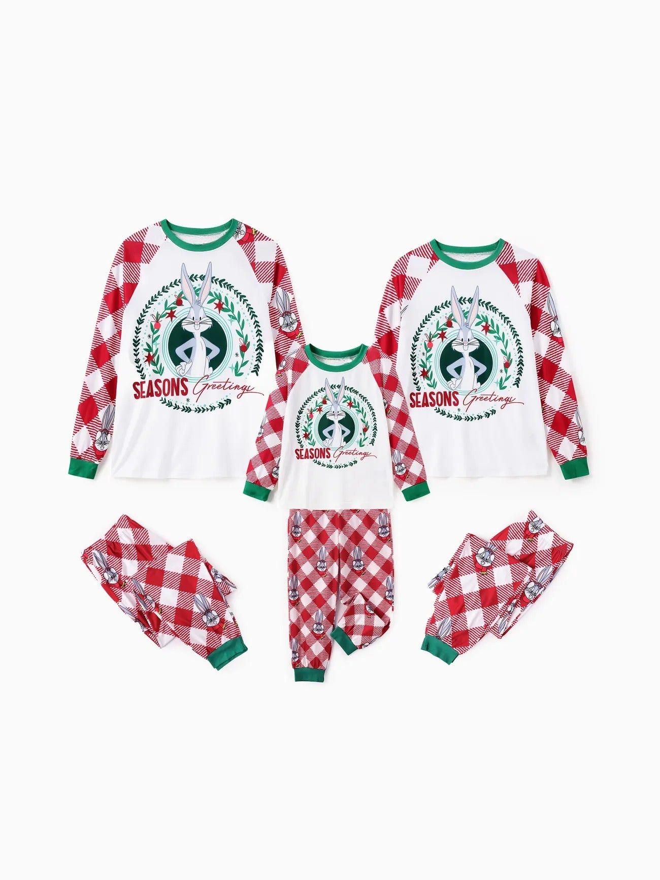 Printed Looney Tunes Family Matching Christmas Pajama Sets-Original Pajamas