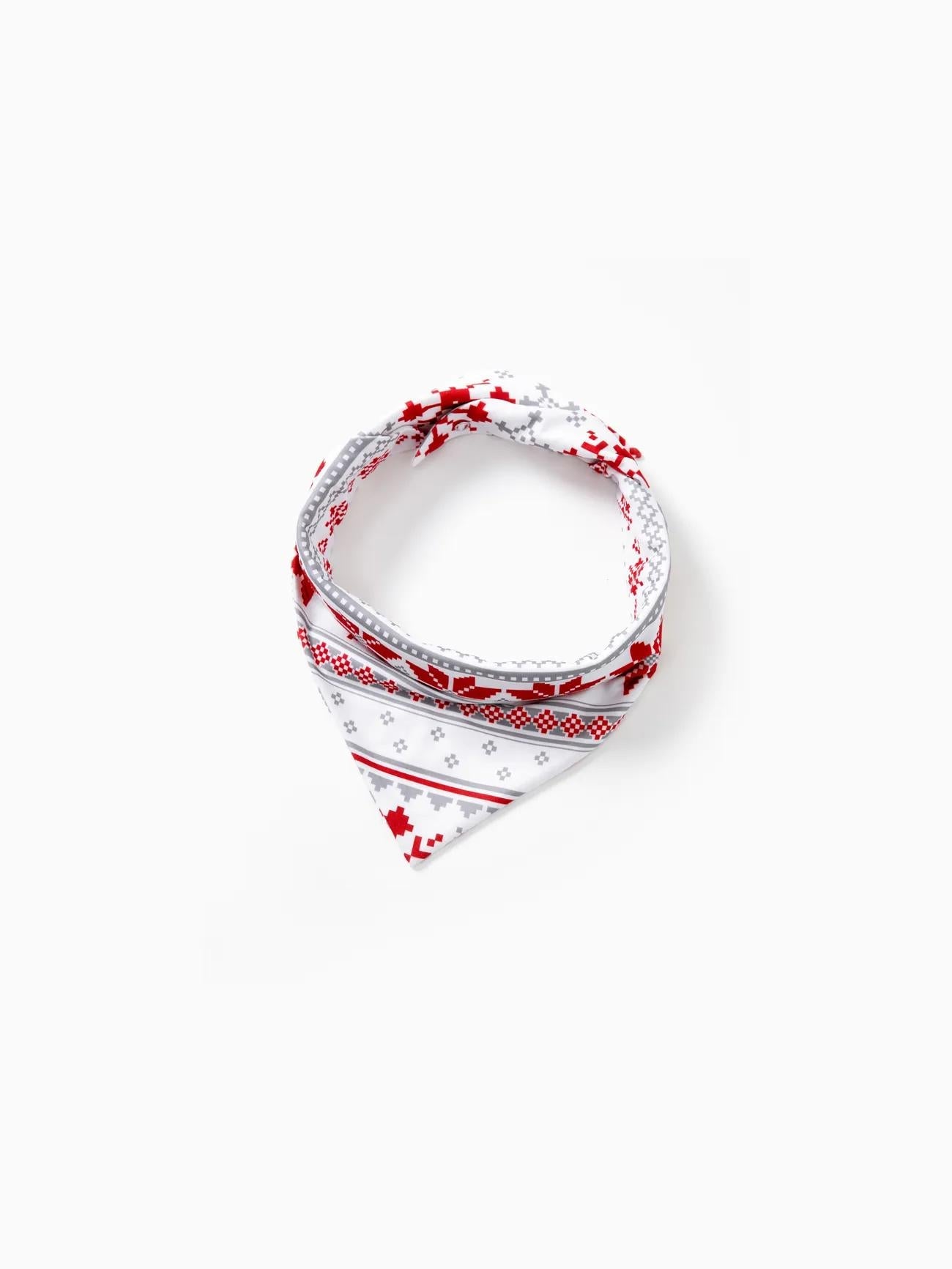 Santa Print Christmas Pajamas Set For Family With Drawstrings-Original Pajamas