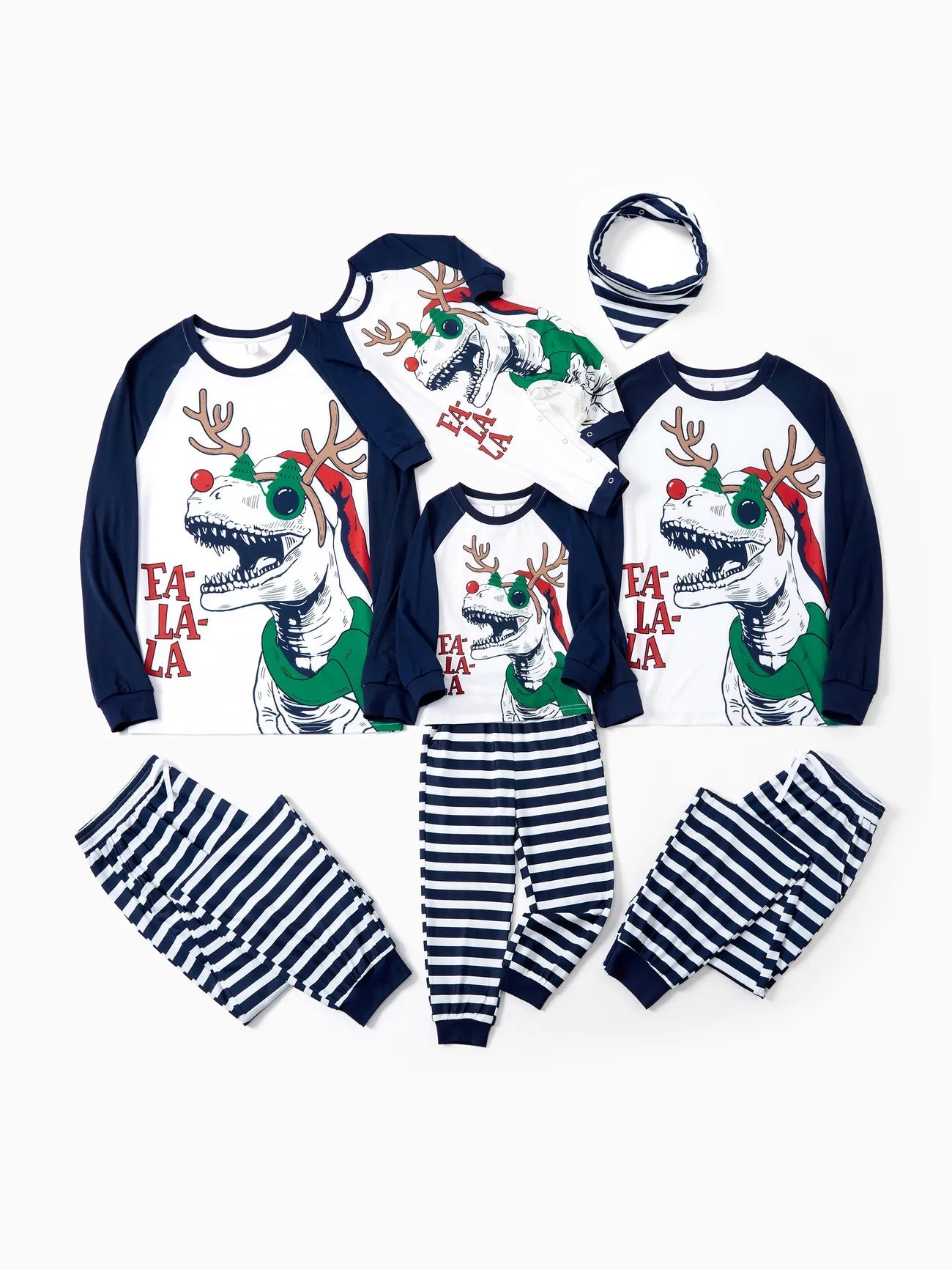Dinosaur Christmas Family Matching Pajama Set-Original Pajamas