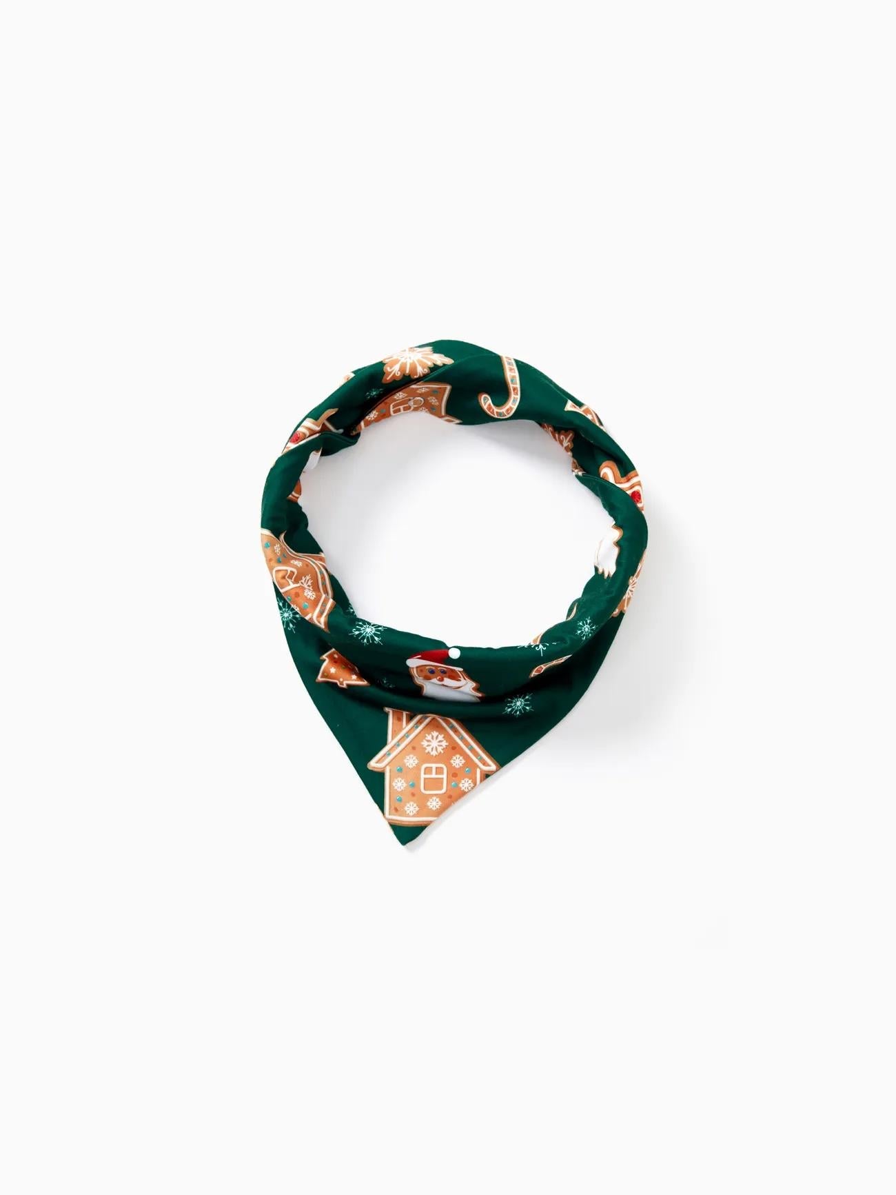 Gingerbread With House Raglan Sleeves Matching Family Pajama Set-Original Pajamas