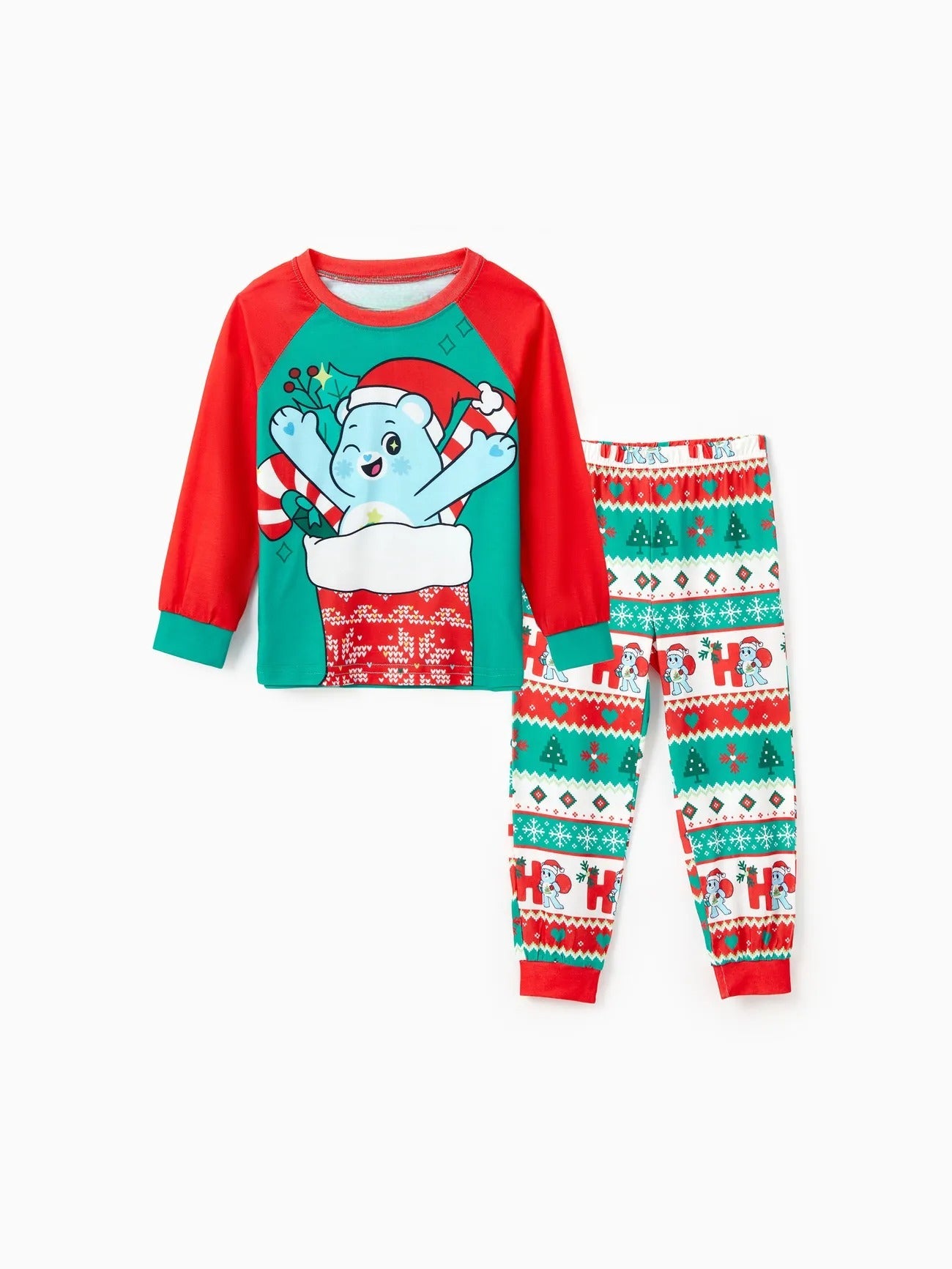Holiday Family Matching Bear Printed Pajamas Set-Original Pajamas