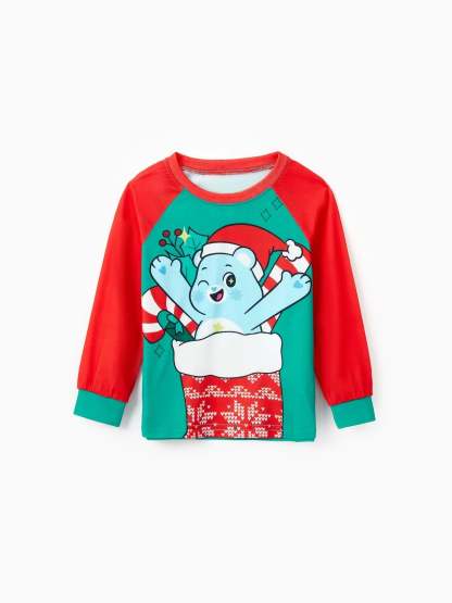 Holiday Family Matching Bear Printed Pajamas Set-Original Pajamas