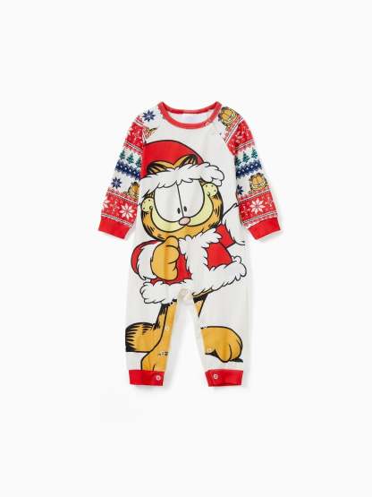 Printed Garfield Family Matching Christmas Pajama Set-Original Pajamas