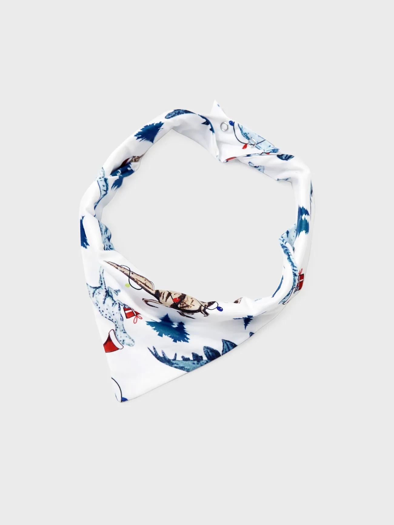 Dinosaur Print With Button Detailing Family Matching Pajama Set-Original Pajamas