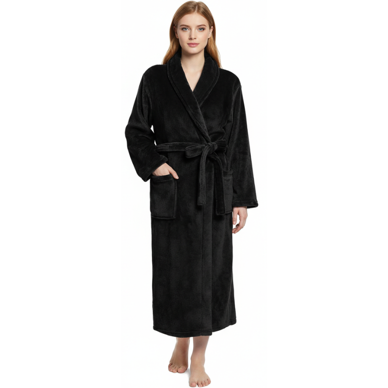 Robes For Women Premium Fleece Womens Robe Cozy Warm Bathrobe