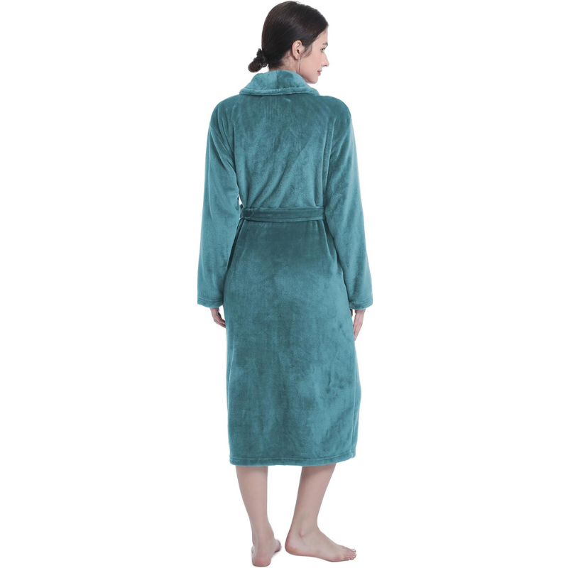 Robes For Women Premium Fleece Womens Robe Cozy Warm Bathrobe